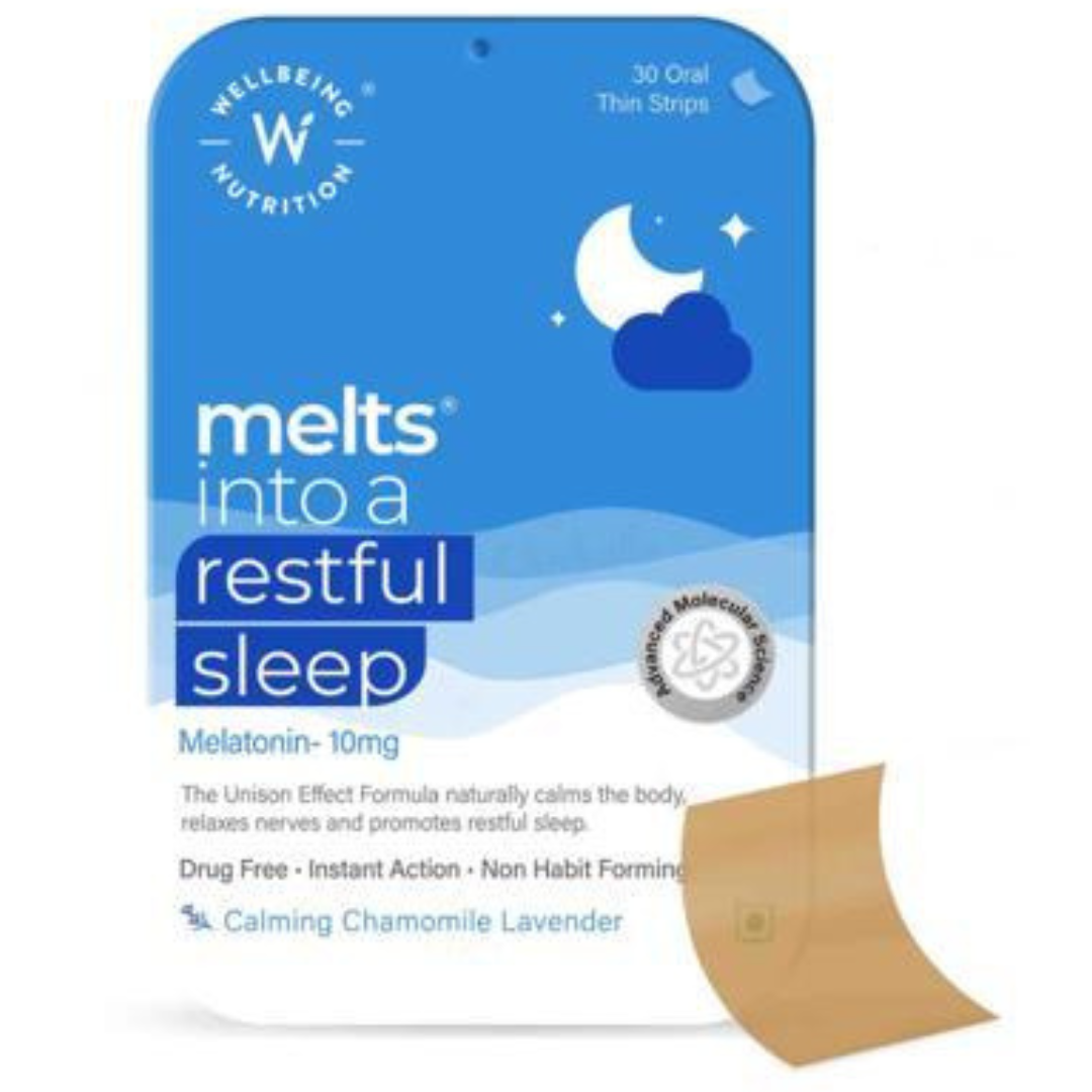 Meltonin strips - restful sleep  
